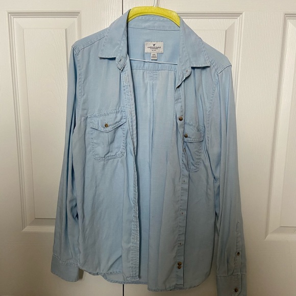 American Eagle Outfitters Tops - Light Chambray Shirt